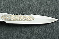 Нож Спас-1 наборная кожа, 95х18, латунь : фото 7