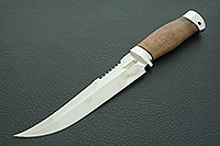 Нож Катран орех, 95х18, алюминий : фото 2
