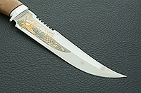 Нож Катран орех, 95х18, алюминий : фото 4