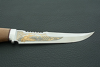 Нож Катран орех, 95х18, алюминий : фото 7