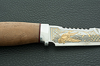 Нож Катран орех, 95х18, алюминий : фото 8