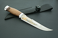 Нож Катран орех, 95х18, алюминий : фото 10