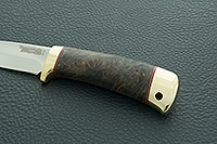 Нож Малек-2 стабилизированный кап, латунь, золочение клинка : фото 6