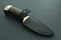 Нож Малек-2 стабилизированный кап, 95х18, латунь : фото 9