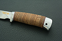 Нож Сталкер береста, 95х18, алюминий : фото 6