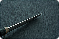 Нож Пикник наборная кожа, 95х18, текстолит : фото 9