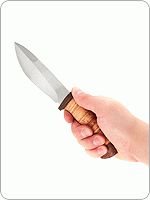 Нож Стингер орех, 95х18, текстолит : фото 5