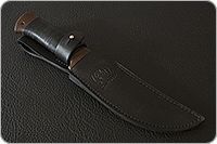 Нож Русский-3 наборная кожа, 95х18, текстолит : фото 10