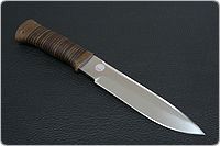 Нож Fox-2 (Фокс-2)  наборная кожа, 95х18, текстолит : фото 2