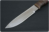 Нож Fox-2 (Фокс-2)  наборная кожа, 95х18, текстолит : фото 3