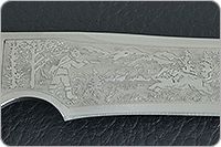 Нож Вепрь-2 наборная кожа, 95х18, текстолит : фото 8