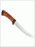 Нож Рыбацкий-3 наборная кожа, 95х18, текстолит : фото 2