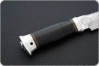 Нож Спас-1 наборная кожа, алюминий, без золочения : фото 5