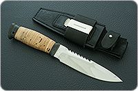 Нож Спас-2 береста, 95х18, текстолит : фото 10