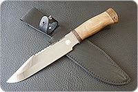 Нож СН-2 орех, 95х18, текстолит : фото 7