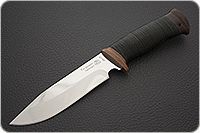 Нож Баджер наборная кожа, 95х18, текстолит : фото 2