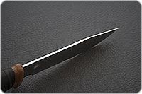 Нож Баджер наборная кожа, 95х18, текстолит : фото 6