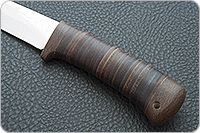 Нож Малек-2 наборная кожа, 95х18, текстолит : фото 6