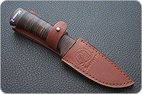 Нож Малек-2 наборная кожа, 95х18, текстолит : фото 9