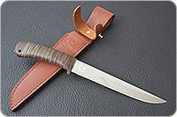 Нож Стрела-3 наборная кожа, 95х18, текстолит : фото 9