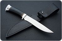 Нож Горностай наборная кожа, 95х18, алюминий : фото 7