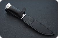 Нож Горностай наборная кожа, 95х18, алюминий : фото 8