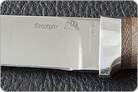 Нож Монблан-2 орех, 95х18, алюминий : фото 7