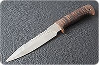 Нож Спас-Универсал наборная кожа, эи-107, текстолит : фото 2