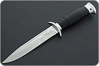 Нож Разведчик наборная кожа, алюминий, без золочения : фото 2