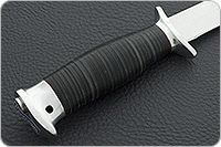 Нож Разведчик наборная кожа, алюминий, без золочения : фото 5