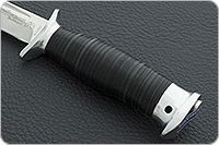 Нож Разведчик наборная кожа, алюминий, без золочения : фото 6