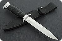 Нож Разведчик наборная кожа, алюминий, без золочения : фото 8