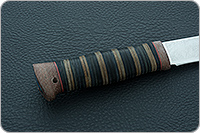 Нож Баджер-4 наборная кожа, эи-107, текстолит : фото 5