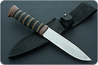 Нож Баджер-4 наборная кожа, эи-107, текстолит : фото 9