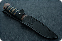 Нож Баджер-4 наборная кожа, эи-107, текстолит : фото 10