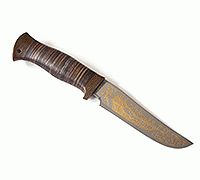 Нож Гелиос-2 наборная кожа, текстолит, золочение клинка : фото 11