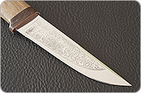 Нож Пикник-2 орех, эи-107, текстолит : фото 3