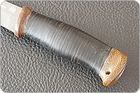 Нож Риф-2 наборная кожа, дамаск, текстолит : фото 5