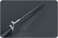 Кинжал охотничий-С наборная кожа, 95х18, алюминий : фото 7