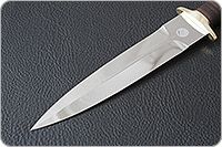 Кинжал охотничий-С наборная кожа, латунь, без золочения : фото 3