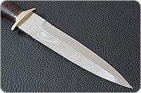 Кинжал охотничий-С наборная кожа, латунь, без золочения : фото 4