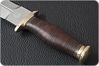 Кинжал охотничий-С наборная кожа, латунь, без золочения : фото 6