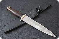Кинжал охотничий-С наборная кожа, латунь, без золочения : фото 8
