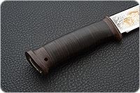 Нож Баджер-2 наборная кожа, 95х18, текстолит : фото 5