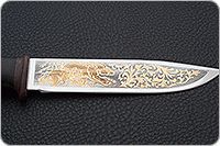 Нож Баджер-2 наборная кожа, 95х18, текстолит : фото 7