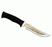 Нож Вепрь-2 наборная кожа, 95х18, текстолит : фото 2