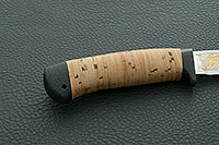 Нож Ласка береста, текстолит, золочение клинка : фото 3