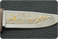 Нож Малек-2 береста, 95х18, текстолит : фото 8