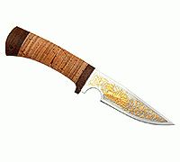 Нож Мангуст береста, 95х18, текстолит : фото 2