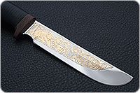 Нож Медвежий-2 наборная кожа, 95х18, текстолит : фото 4